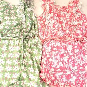 2 Tahari top/skort sets